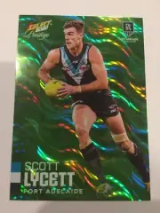 2020 Select Prestige AFL Green Parallel Port Adelaide Power Scott Lycett #40