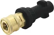 K Series Adapter K2-K7 High Pressure Water Gun Joint Foam Pot Refit 1/4 Quick Connect Fitting for K2-K7 and SLP Pressure Washer Spray Guns