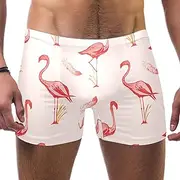 [VBFOFBV] Men's Printed Jammer Swimsuit Swim Shorts, Floral Ethnic Mandala Vintage Flower Geometry