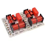 2Pcs 150W 3 Way Audio Speaker Crossover Treble + Midrange + Bass Crossover9853