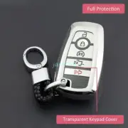 For New Ford Lincoln Smart Car Key Chain Ring Fob Case Cover Accessories
