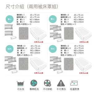 【岱思夢】約瑟芬 60支 100%天絲床包組 鋪棉床罩組 雙人 加大 特大 TENCEL 天絲 床包 床罩