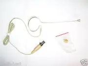 Mini Beige Headset Microphone For Shure U4D SLX ULX Wireless TA4F 4Pin mini XLR