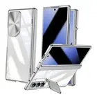for Samsung Galaxy Z-Fold-6 Privacy Case: with Camera Kickstand, Anti-spy