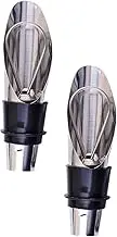 SHOWERORO 10 Pcs Stainless Steel Wine Aerator Pourer with Creative Design for Home and Restaurant Use Liquor Bottle Stopper for Smooth Pouring and Air Circulation