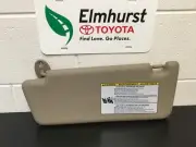 2005-2014 Toyota Tacoma Drivers LH Sun Visor Sand Beige Vinyl No Mirror GENUINE (for: Toyota)