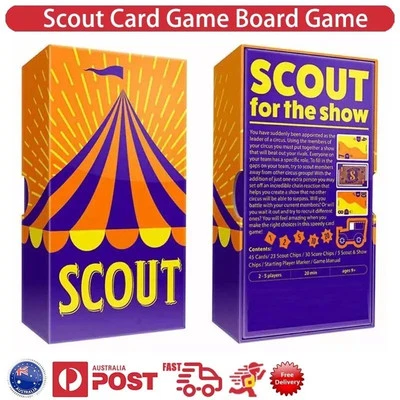Scout Card Game Board Game Family Party Game Search Circus Scout Poker Card Game
