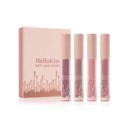 Hello Kiss Matte Liquid Lipstick Set 4pk