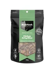 Black Hawk Chicken Jerky Bites Puppy Dog Treats 100g