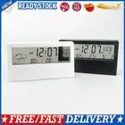 Desktop Alarm Clock Weather Display Electric Desk Alarm Clock Time Date Calendar