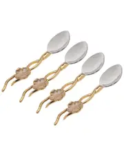 Godinger Hellobore Dessert Spoons (Set Of 4)