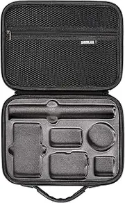 SHANGLIN Sports Camera Case Digital Camera Case Portable Storage Bag for Camera Protective Bag for Digital Camera with Semi-Open Design Compatible with Osmo Action 4 Support Camera/Quick Release