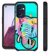 FUSION For OnePlus Nord N300 5G Case Hybrid Phone Cover ELEPHANT TEAL