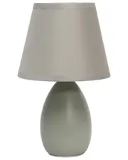 Lalia Home Mini Egg Oval Ceramic Table Lamp