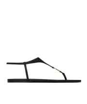 Saint Laurent Cassandra Logo Plaque Sandals 36,37.5,37,38.5,38,39,40.5,40,36.5,41 black