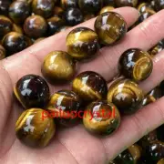10pcs Natural Tiger’s Eye Jasper Ball Quartz Crystal Sphere Reiki healing 18mm+