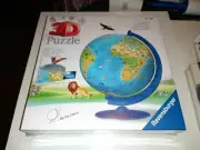 Ravensburger 3D Puzzle Children's World Globe 187 Pieces Brand New & Sealed !