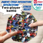 New Push Pop Pop Bubble Sensory Fidget Toys Silicone Stress Reliever Squeeze Toy