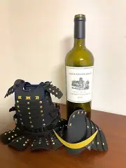 SAMURAI ARMOR Wine or Whiski Bottle cover Date Masamune made in Japan Tokyo