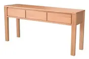 MD Moni Solid Timber 3 Drawer Console Table