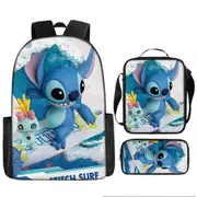 Stitch Backpack StarCraft Backpack Oxford Cloth Shoulder Bag Lunch Bag Pencil Bag 54-NMAOV