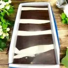 Acacia Wood White Epoxy Resin Dining Table Console Bar Home Farmhouse Furniture