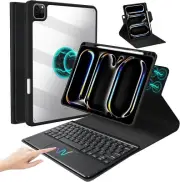 360° Rotatable IPad Keyboard Case with Trackpad for IPad Pro 13-inch (M4, 2024),