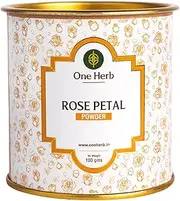 Rose Petals Powder 100g, for Face Pack, Skin Care, Natural Exfoliator, Helps with Wrinkles, Lightens Skin Blemishes etc