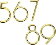 Mipcase 5pcs Modern Self Adhesive House Numbers for Outside Mailbox Numbers for Doors Apartments Hotels and Business Places