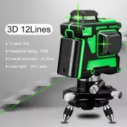 Cross Horizontal Vertical Tripod Tool 360° Laser Level Self Leveling Point Line