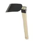 Hoe With Short Wooden Handle Handheld Garden Dig Soil Tool Great For Loose NOW