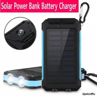 在飛比找露天拍賣優惠-USB Solar Power Bank Battery C