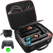Carrying Case for Nintendo Switch/OLED (2021) Hard Travel Storage Handle Strap