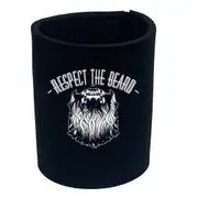 Animal Respect The Beard - Funny Novelty Stubby Holder