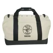 KLEIN Tools A-5003-20 Canvas Tool Bag with Leather Bottom, 15 Pockets, 50.8cm