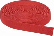 uxcell Elastic Bands for Sewing 2.5cm x 9m Red Knit Elastic Spool High Elasticity for Wigs, Waistband, Pants, Craft DIY Projects