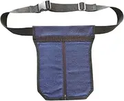 Catheter Bag Holder on Waist 10x9" Waterproof Polyester Nephrostomy Bag Holder with Front Open Zipper & Leg Strap for Urine, Massage Bottle & More