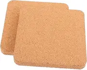 MINAOLULUS 2pcs Small Cork Board for Wall Picture Bulletin Board Pushpin Holders Decorative for Office