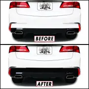Blackout Overlay for 2018-20 Acura TLX Rear Bumper Diffuser Accent