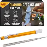 Smith's Abrasives Diamond Retractable Sharpener, Yellow, One Size