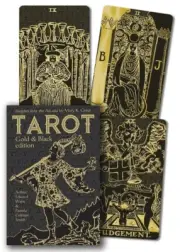 TAROT GOLD AND BLACK EDITION KIT Boxed Deck Card Set fortune oracle cards