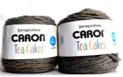 2 Yarnspirations Caron Tea Cakes Lush Living Wavy Shea Butter Yarn 8.5 Oz