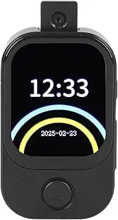 MP3 Player with Bluetooth, Black Portable Music Player with Camera, Support FM Radio, E Books, Alarm Clocks, Stopwatch, Recording, 3.5mm Earphone Jack (No Small Memory Card)