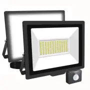 SKYWORLD 2x75W LED Flood Light Motion Sensor Light Outdoor Security Flood Lig...