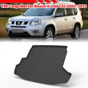 TPE Rear Boot Liner Tray Mat Cargo Mat for For Nissan X-trail T31 2007-2013