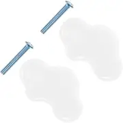 Cloud Knob Set 2pcs Ceramic Handle for Kitchen Cabinets Drawer Handles Cartoon Easy Install Home Decor