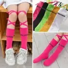 Letter Tide Bind Socks Spring Autumn Bound Half Tube Sock for Children