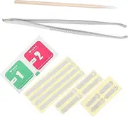 OSALADI 1 Set Earpiece Mesh Sticker Nail Stickers Adhesive Sticker Phone Speaker Stickers Phone Accessories Phone Speaker Adhesive Mesh Metal