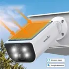 Wansview 2K 3MP Wireless WIFI Outdoor Home Security Camera Battery Solar Powered