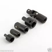 Heavy Duty Impact Reducer / Adapter Tool 3/8" Universal Joint Socket Set 5pc